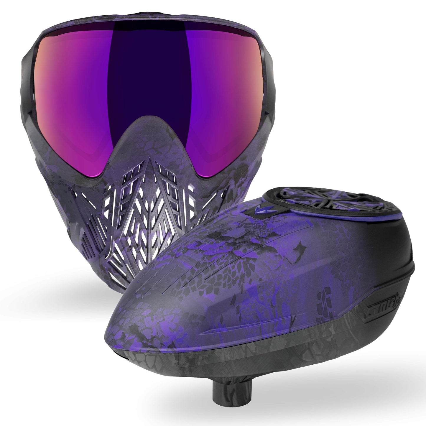 CMD & CTRL2 Killer Combo Goggle + Loader - Purple Black Highlander