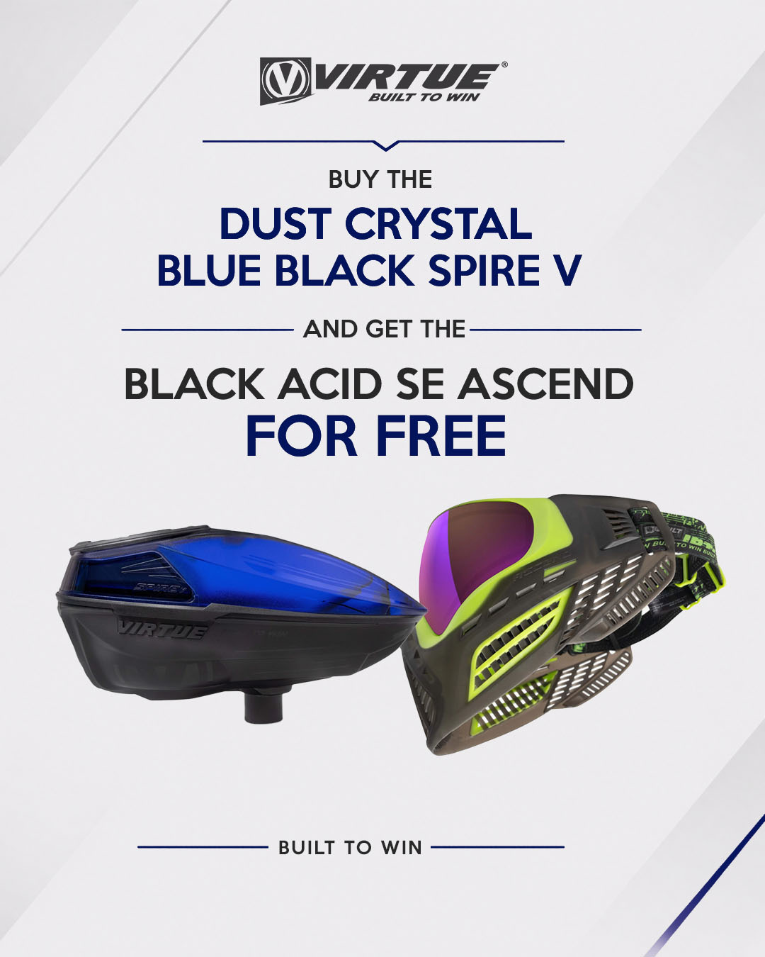 Buy One Get One Free Bundle - Blue Black Spire V + Acid Black SE Ascend