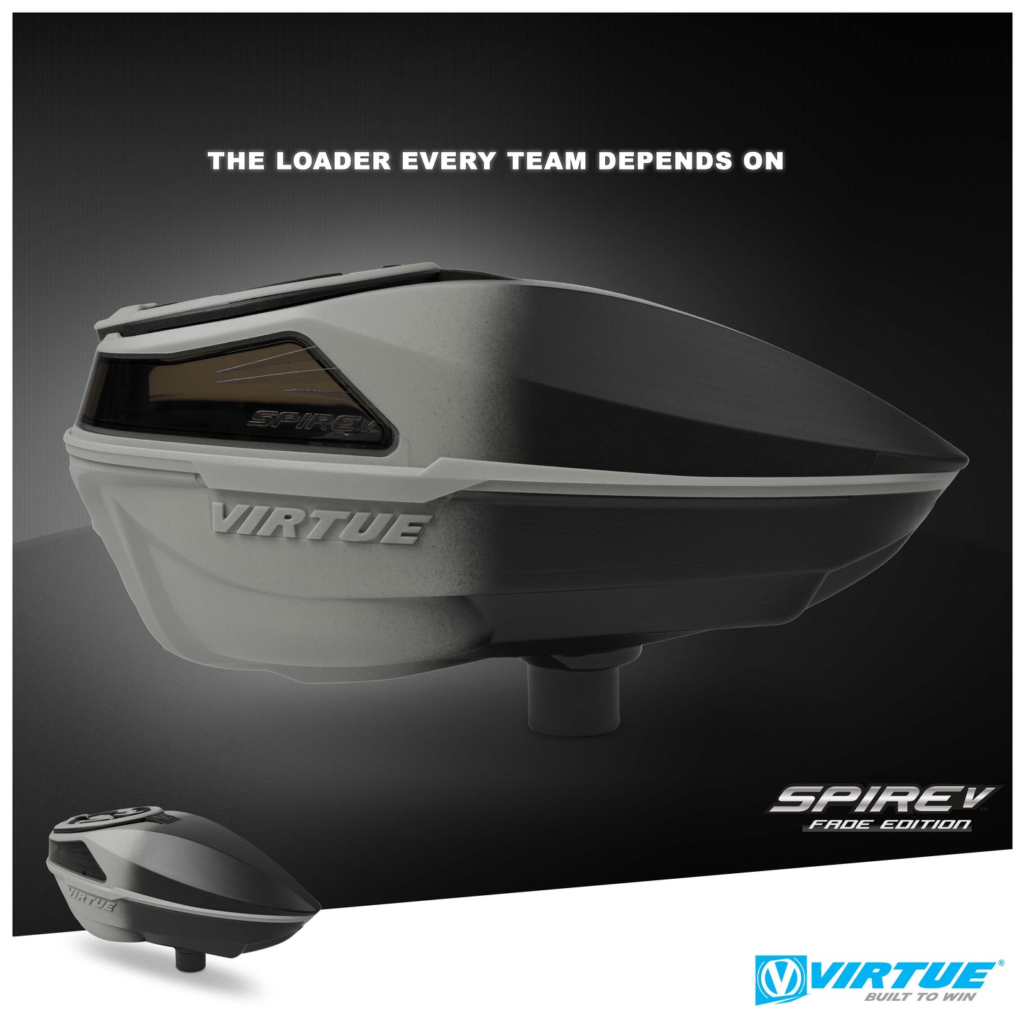 Virtue Spire V Loader - Silver Black Fade - Factory 2nd