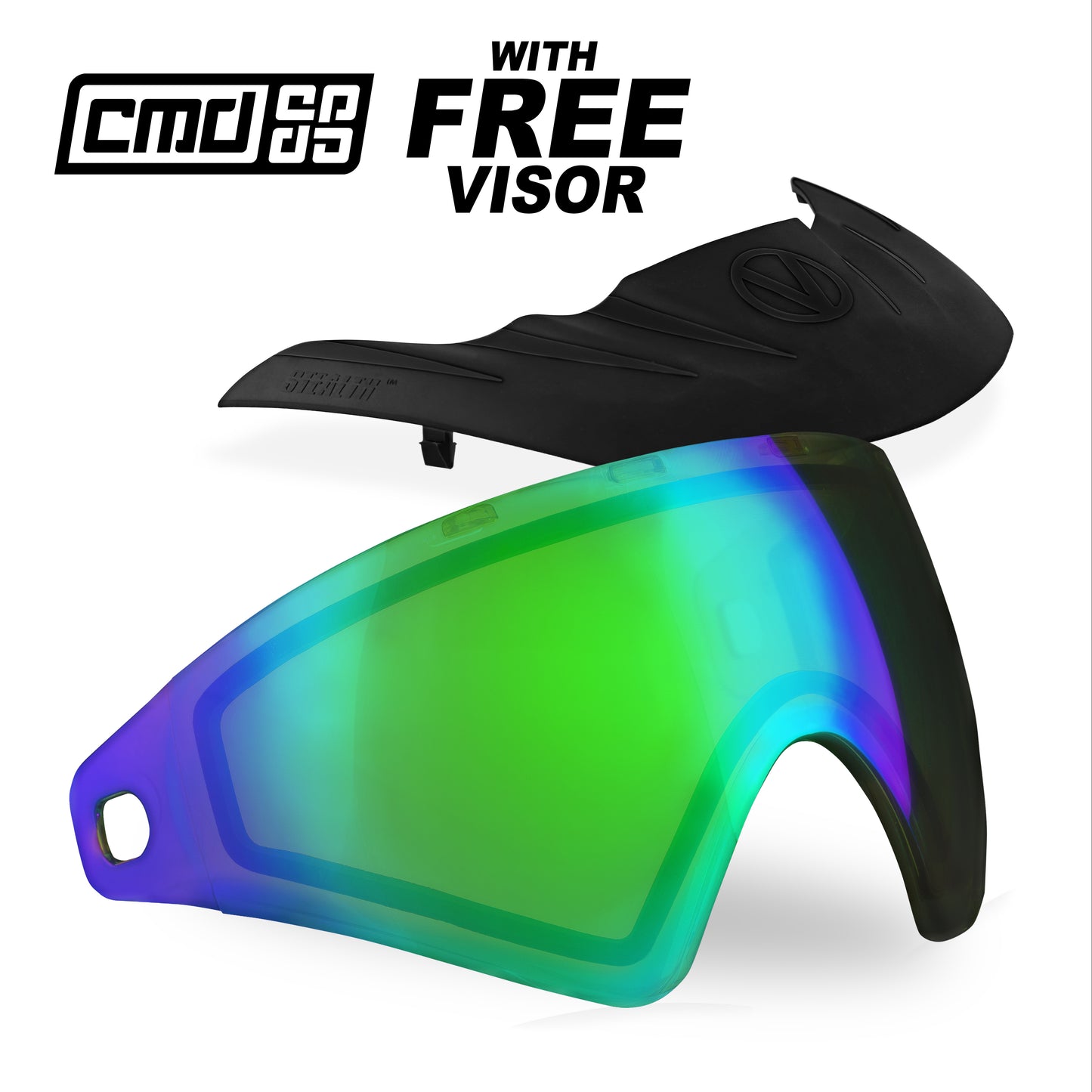 Bunkerkings CMD/VIO Lens - HD Acid w/ Free Visor