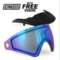 Bunkerkings CMD/VIO Lens - HD Azure w/ Free Visor