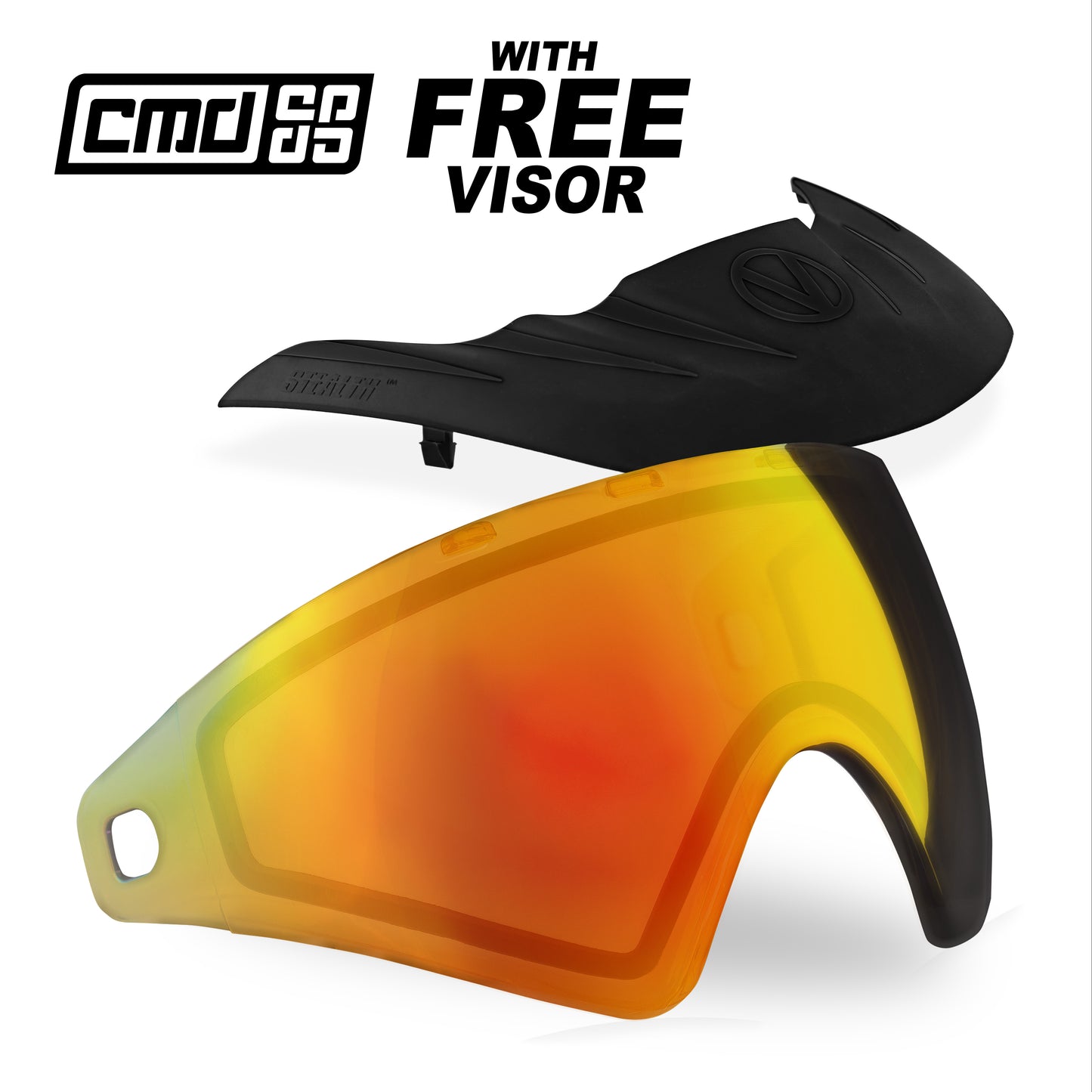 Bunkerkings CMD/VIO Lens - HD Flare w/ Free Visor