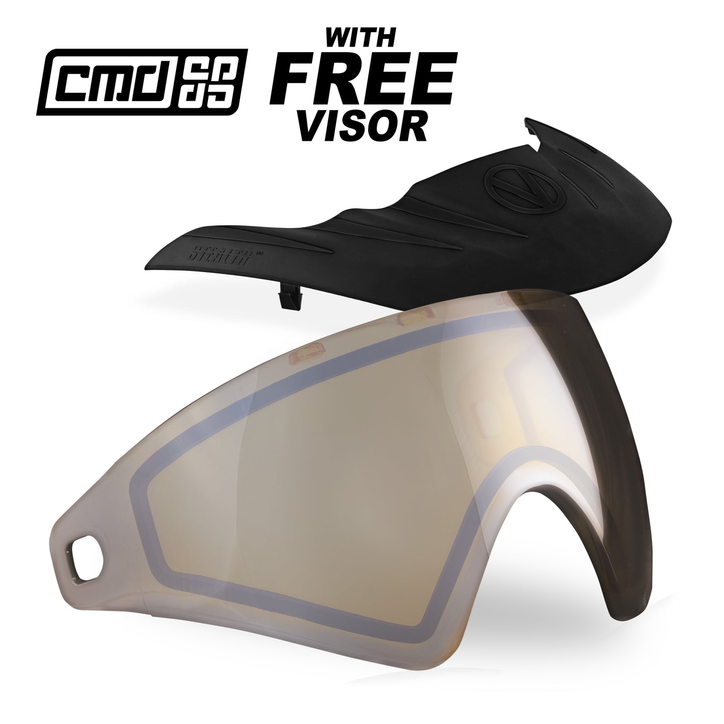 Bunkerkings CMD/VIO Lens - HD Mirror w/ Free Visor