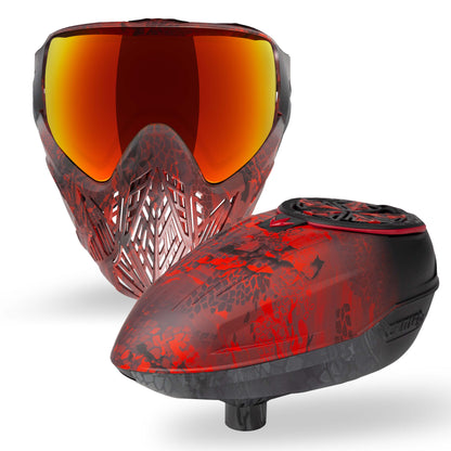 CMD & CTRL2 Killer Combo Goggle + Loader - Fire Black Highlander