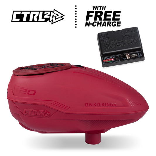 Bunkerkings CTRL2 Loader - Dark Red w/ Free N-Charge