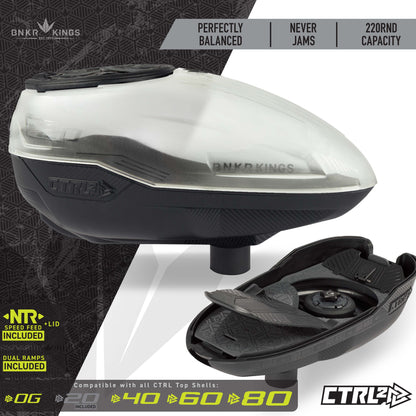 Bunkerkings CTRL2 Loader - Crystal Clear Black