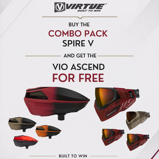 Red Scheme Spire V + Free Ascend Combo Pack
