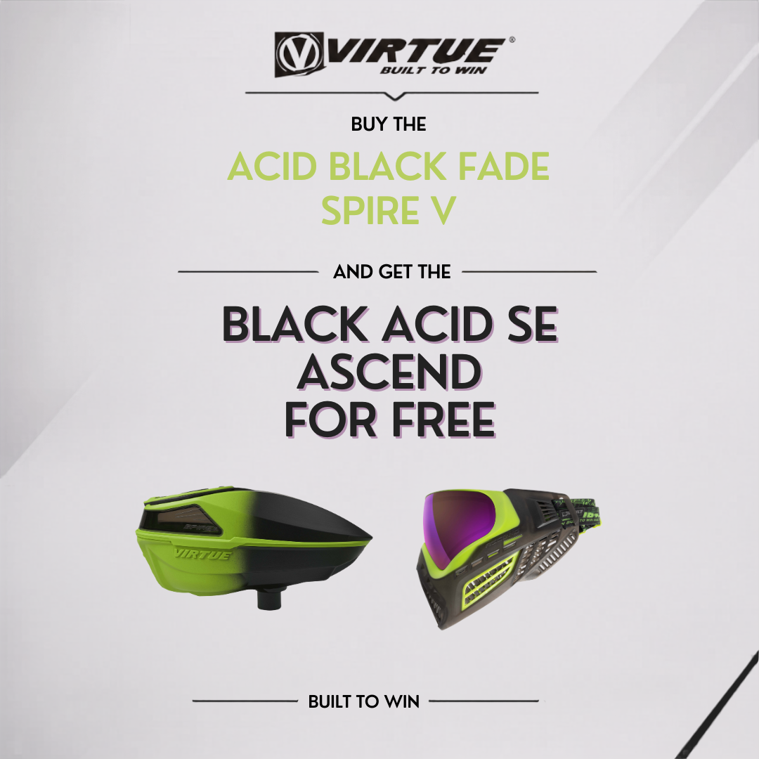 Buy One Get One Free Bundle - Acid Black Fade Spire V + Black Acid SE Ascend