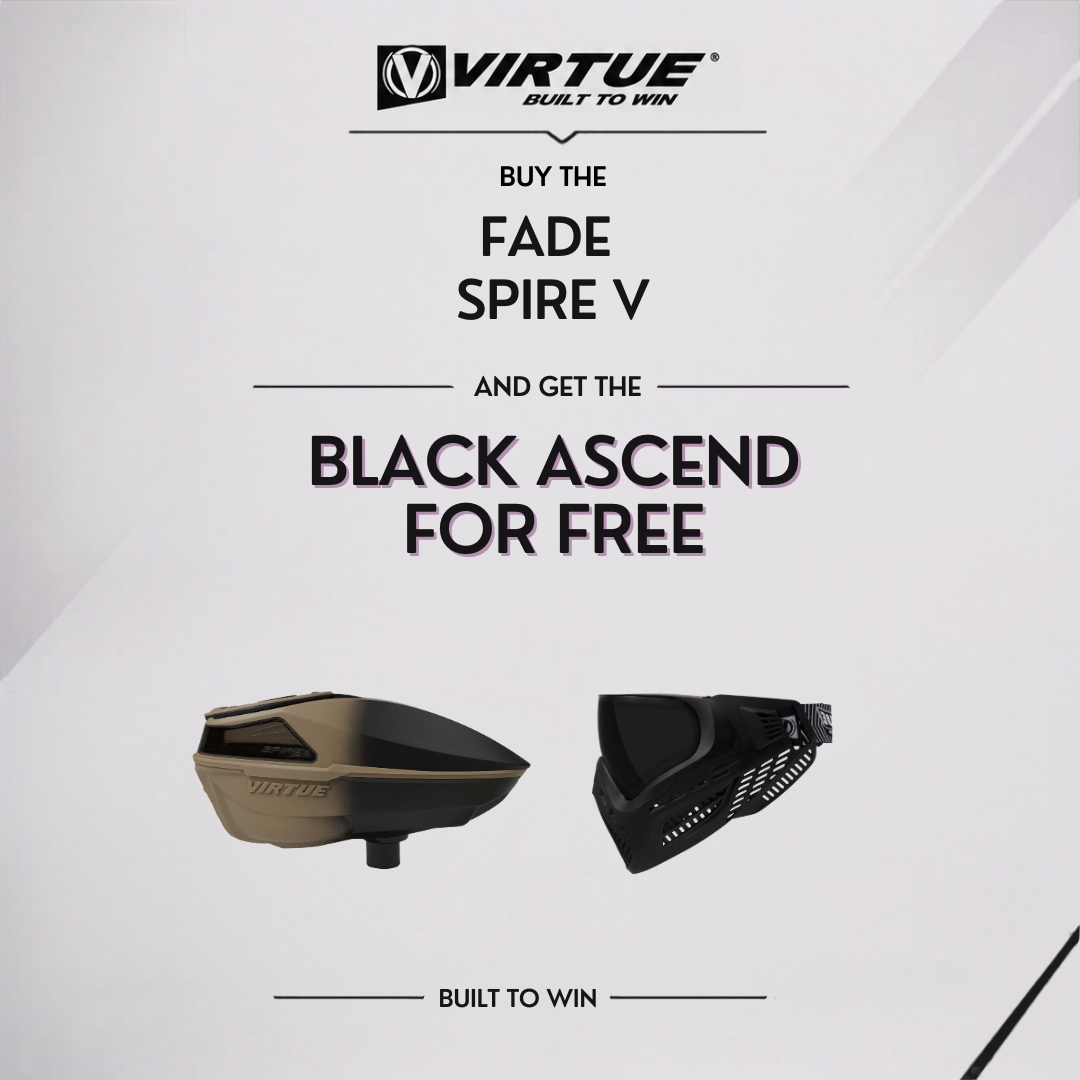 Buy One Get One Free Bundle - Desert Black Fade Spire V + Black Ascend