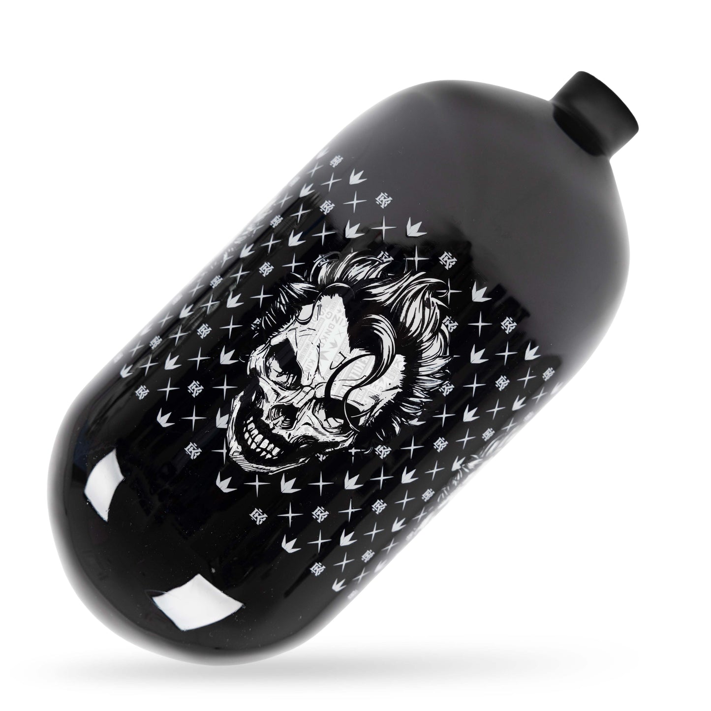 Bunkerkings FN Lite Air Bottle Only - 80ci 4500psi - Black Joker Skull
