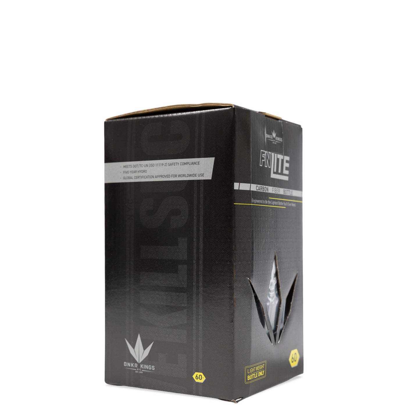 Bunkerkings FN Lite Air Bottle Only - 60ci 4500psi - Black Joker Skull