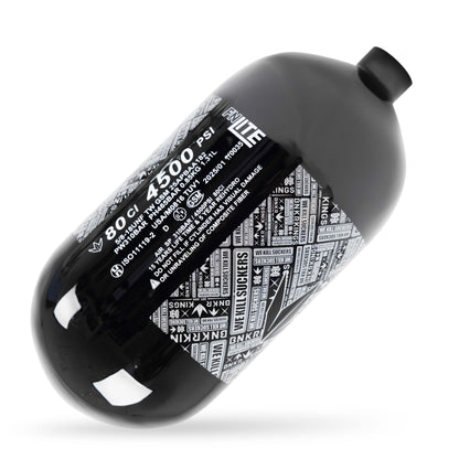 Bunkerkings FN Lite Air Bottle Only - 80ci 4500psi - Black WKS