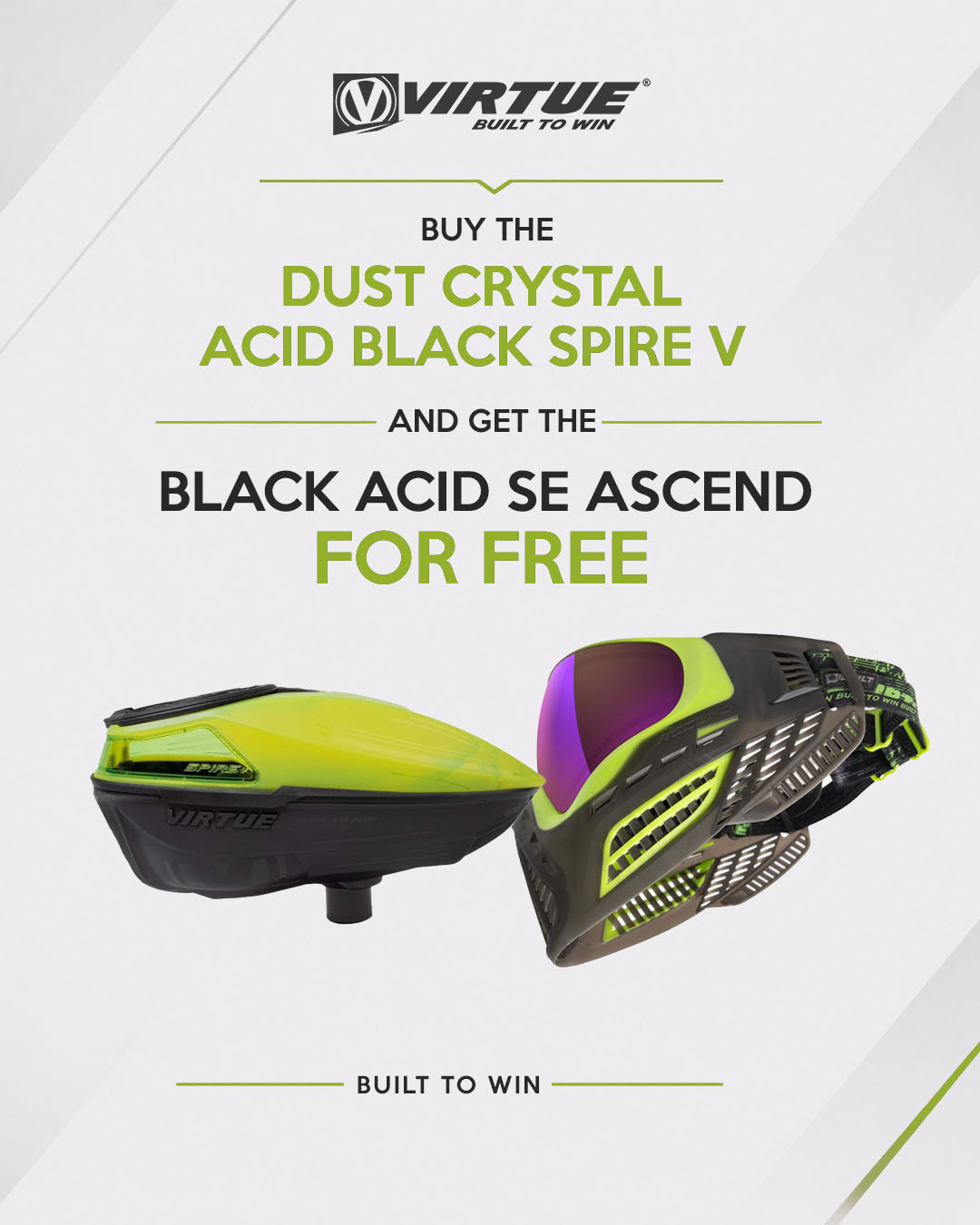Buy One Get One Free Bundle - Acid Black Spire V + Acid Black SE Ascend