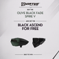 Buy One Get One Free Bundle - Olive Black Fade Spire V + Black Ascend