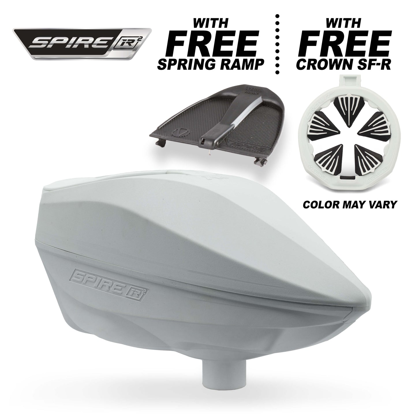 Virtue Spire IR² Loader - White includes Free CrownSF-R & Free Spring Ramp