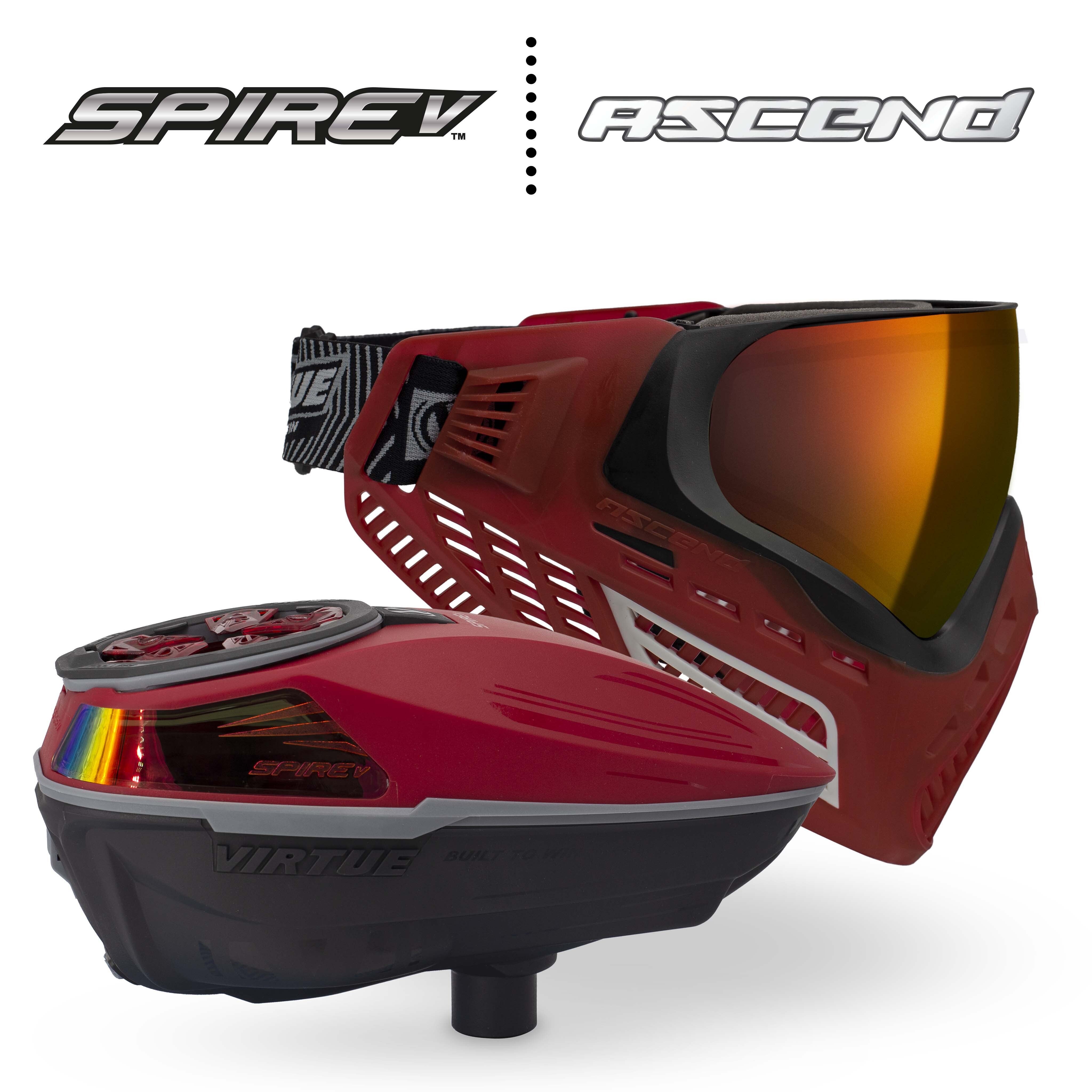 Virtue Paintball VIO - Lente Ottica Per Maschera, Vetro Antiappannamento, Ampio Campo Visivo, Unisex, Taglia Unica