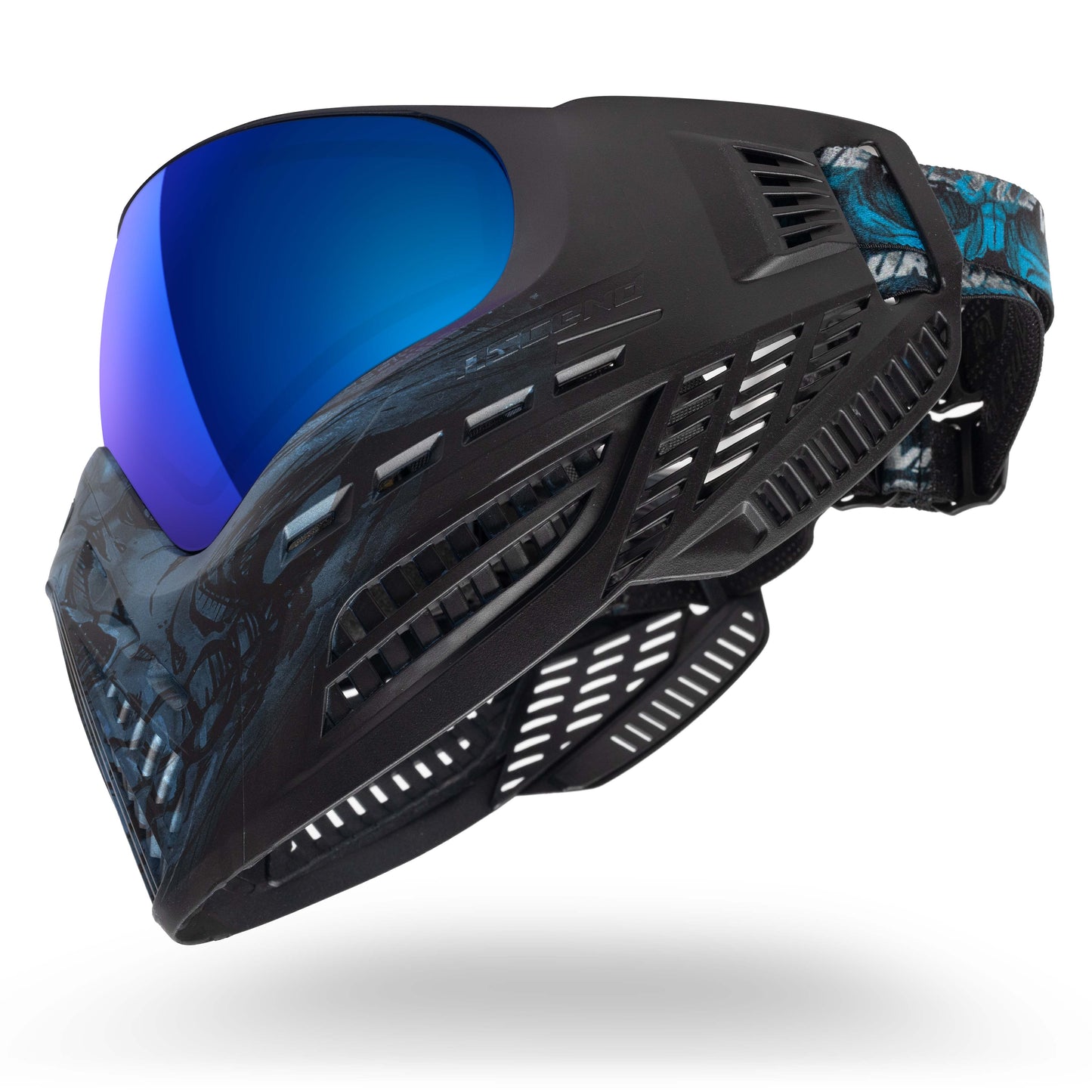 Virtue VIO Ascend Goggle - Cyan Skull - Pre-Order