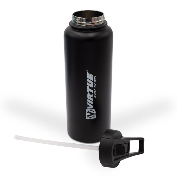 Virtue Stainless Steel 24Hr Cool Water Bottle - 1100ml - Black