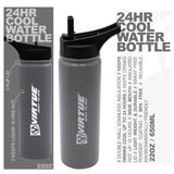 Virtue Stainless Steel 24Hr Cool Water Bottle - 650ml - Gray
