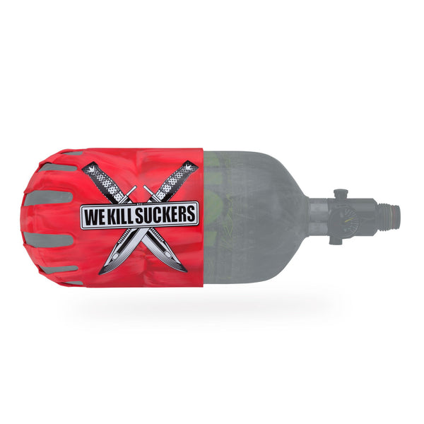 Bunkerkings - Knuckle Butt Tank Cover - WKS Knife - Red