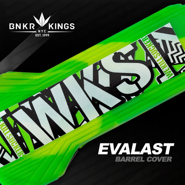 Bunkerkings - Evalast Barrel Cover - Shred - Lime