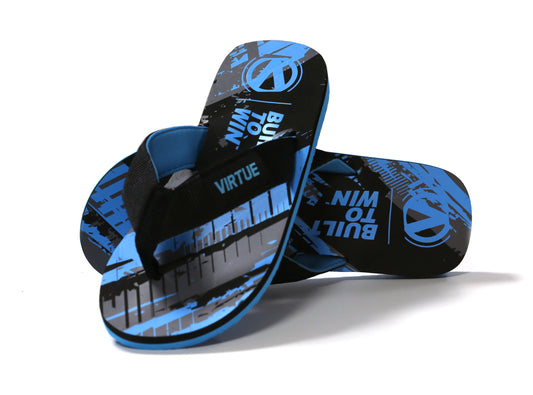 Virtue Onset Flip-Flops - Graphic Cyan