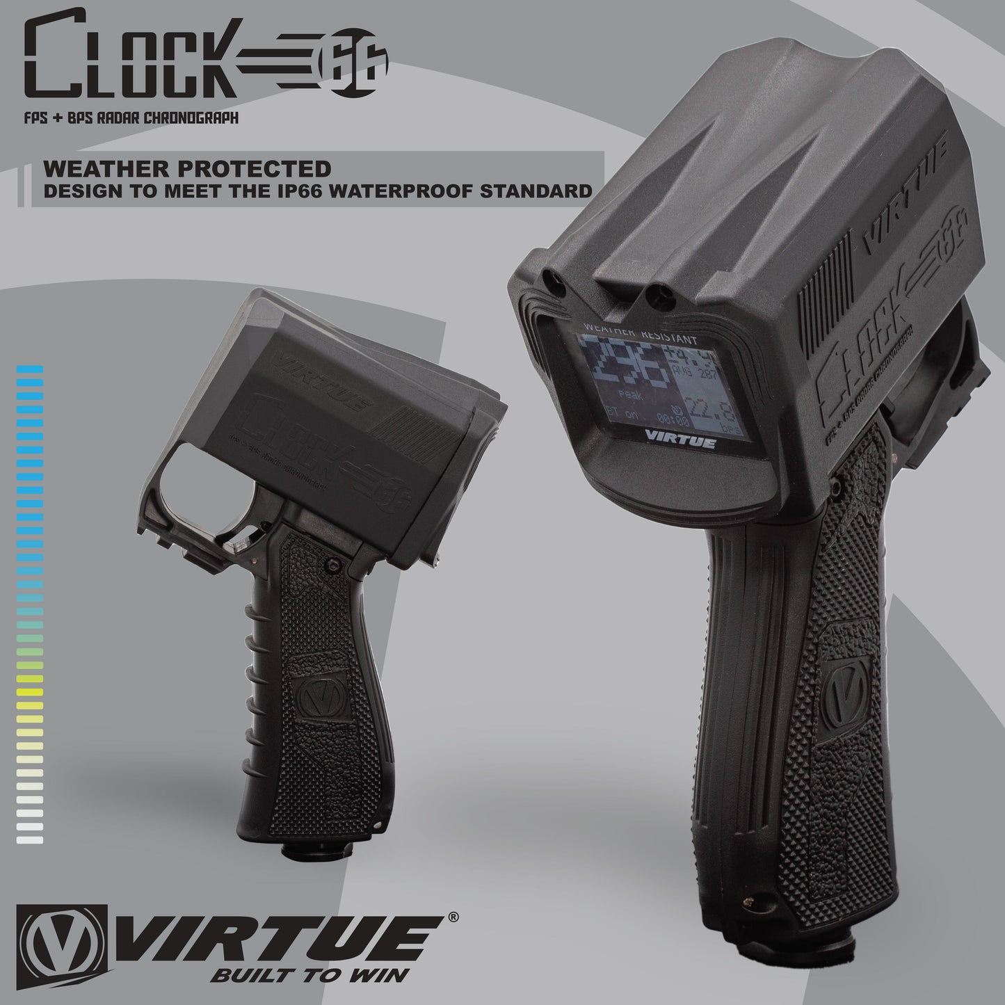 Virtue Clock 66 - FPS & BPS Chronograph