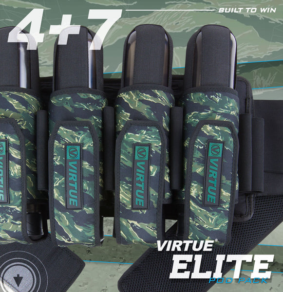 zzz - Virtue Elite Harness 4+7 - Tiger Stripe