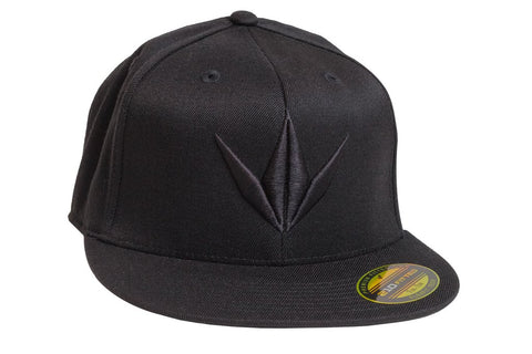 Bunkerkings Fitted Flex Crown Cap - Black