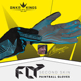 zzz - Bunkerkings Fly Paintball Gloves - Cyan