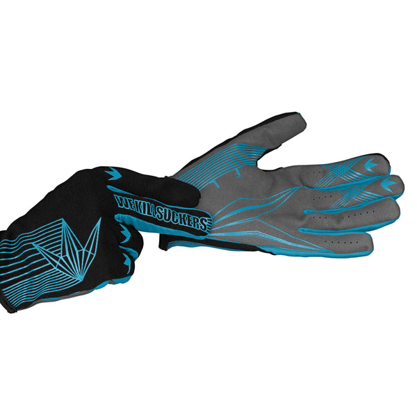 zzz - Bunkerkings Fly Paintball Gloves - Cyan