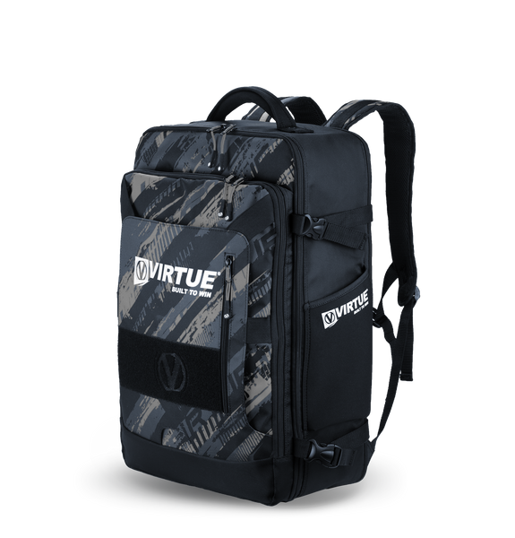 Virtue Gambler Expanding Gear Backpack - Graphic Black