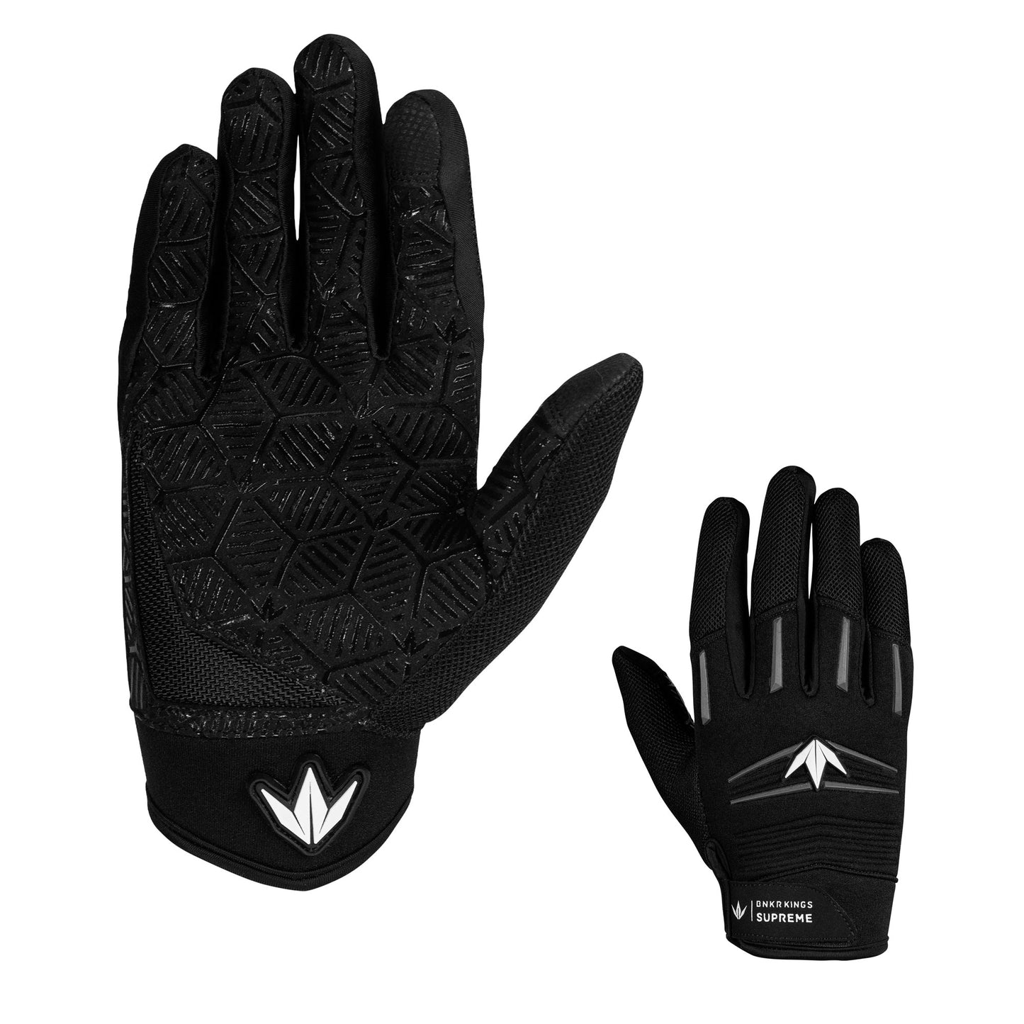 Bunkerkings Supreme Gloves / Paintball Gloves - Stealth Gray