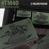 Tim Montressor #TM40 Forever Rubber Velcro Patch - 2 Pack - Olive