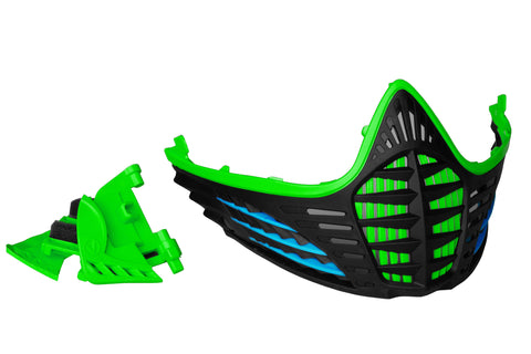 VIO Contour Facemask - Lime/Cyan/Black