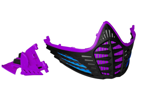 VIO Contour Facemask - Purple/Cyan/Black