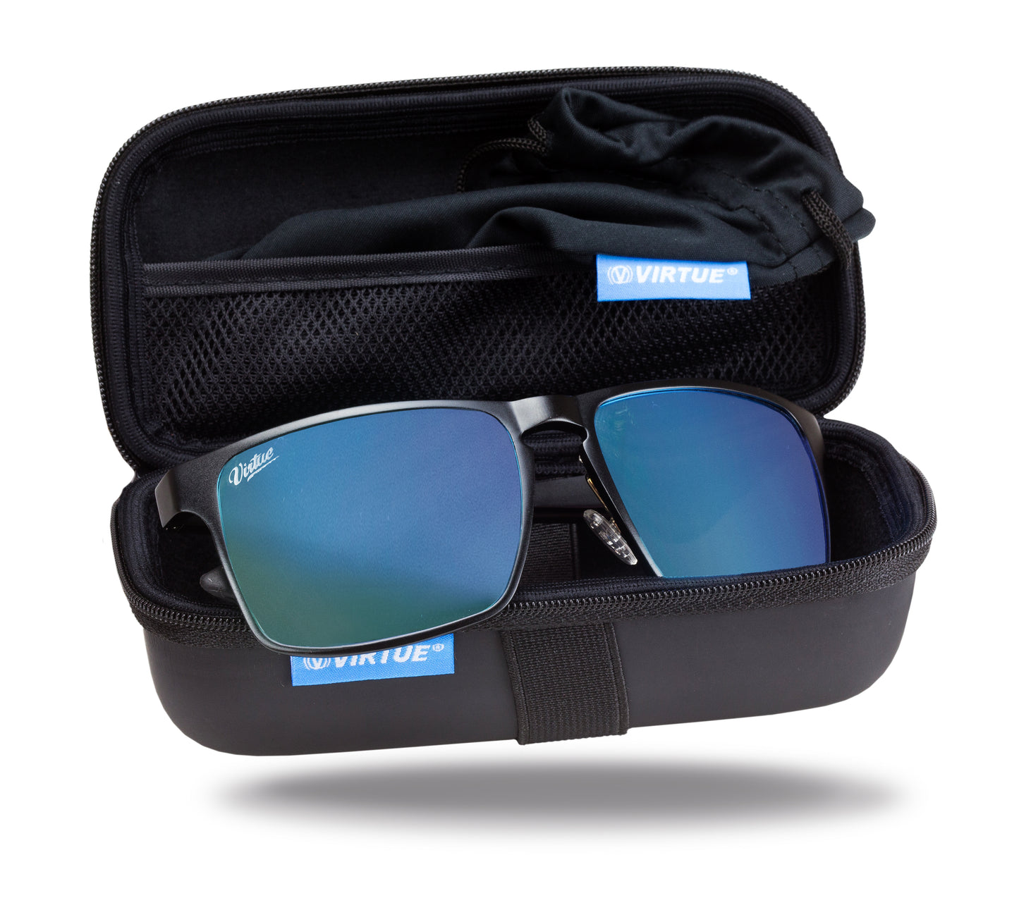 Virtue V-Inertia Polarized Sunglasses - Ice Black