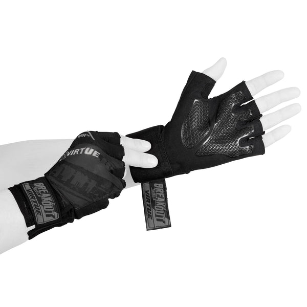 zzz - Virtue Mesh Breakout Gloves - Half Finger - Graphic Black