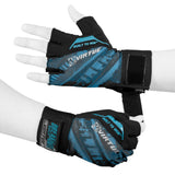 zzz - Virtue Mesh Breakout Gloves - Half Finger - Graphic Blue