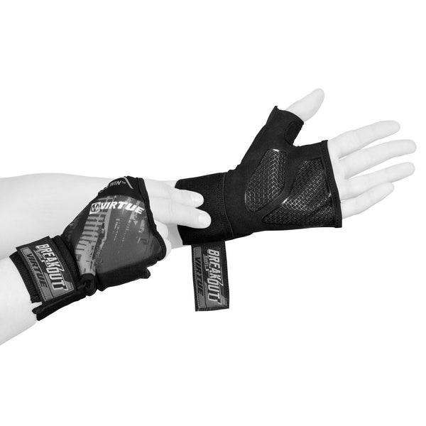 zzz - Virtue Breakout Gloves - Pro Half Hand - Graphic Black